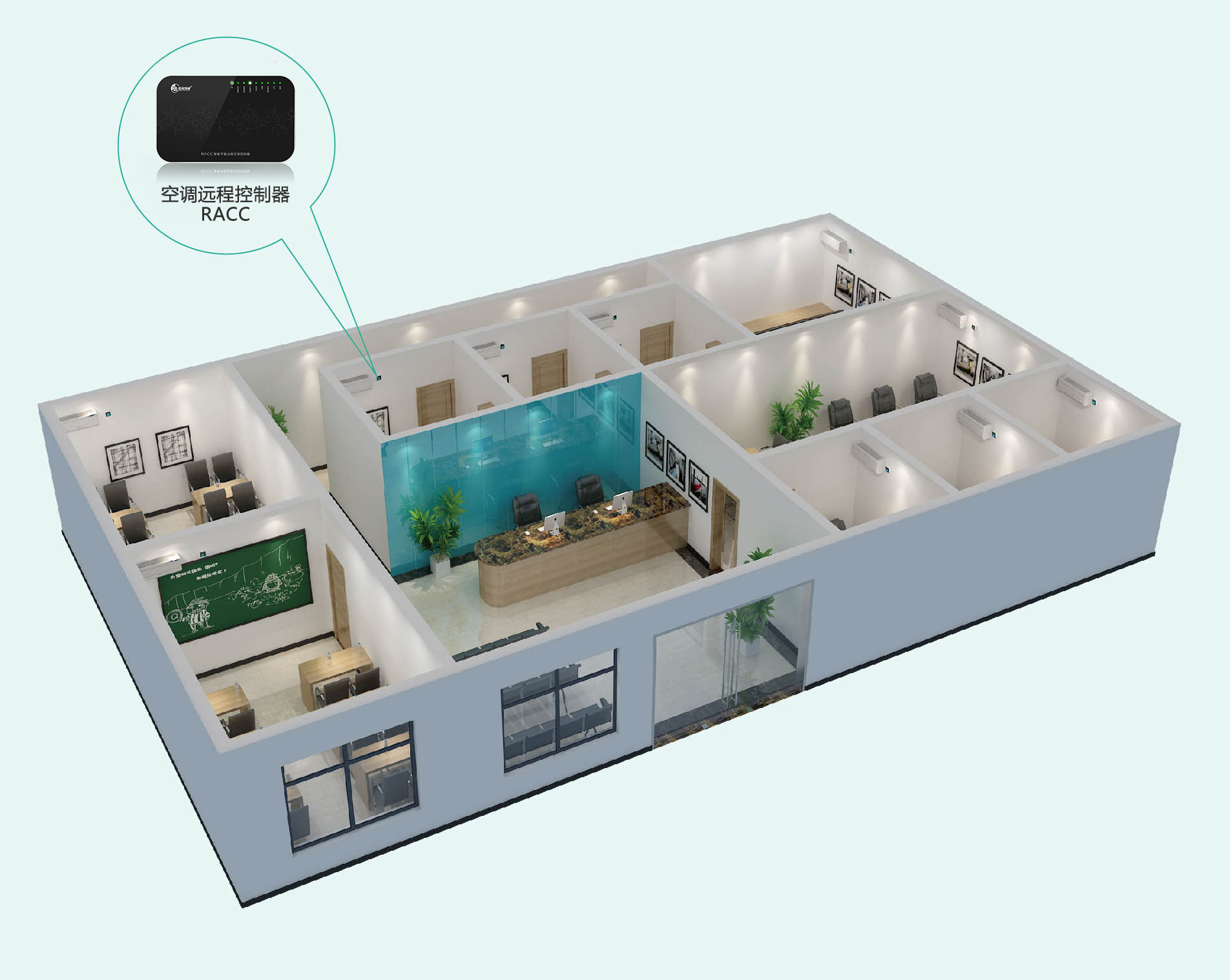 珠江商管辦公室分體空調智能遠程控制系統(tǒng)應用實踐 