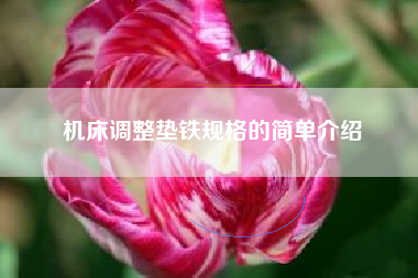 機床調整墊鐵規格的簡(jiǎn)單介紹