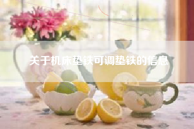 關(guān)于機床墊鐵可調墊鐵的信息
